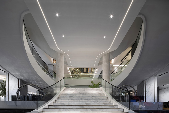 HUIYA CERAMICS Headquarters & Exhibition Hall by Foshan Topway Design