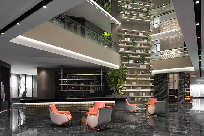 HUIYA CERAMICS Headquarters & Exhibition Hall by Foshan Topway Design