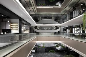 HUIYA CERAMICS Headquarters & Exhibition Hall by Foshan Topway Design