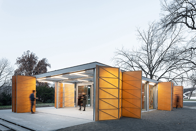 Summer Pavilion in Prague by PAPUNDEKL Architects
