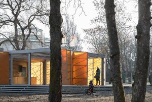 Summer Pavilion in Prague by PAPUNDEKL Architects