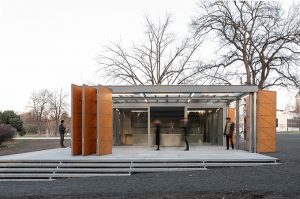 Summer Pavilion in Prague by PAPUNDEKL Architects