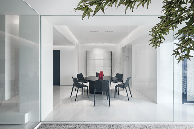 A Minimalist Geometric Home by AD ARCHITECTURE