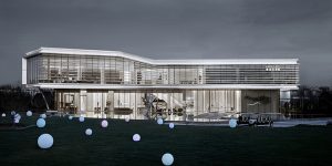 DOTHINK • AIRPORT CITY SALES CENTER by GFD