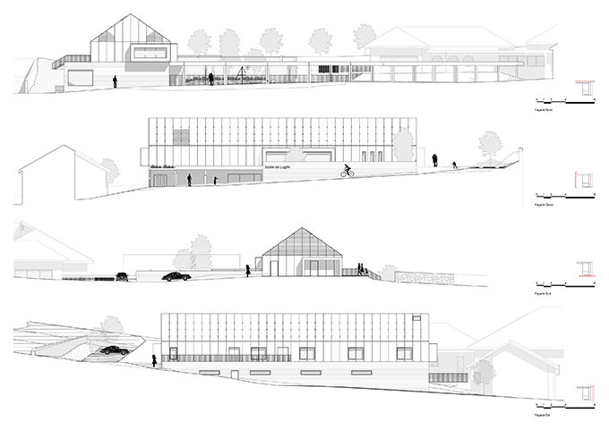 Extension des Equipements Scolaires de Lugrin by Ateliers o-s