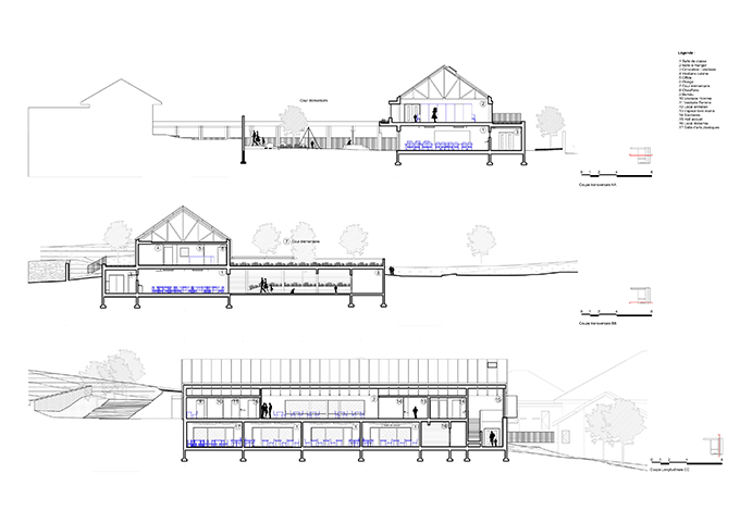 Extension des Equipements Scolaires de Lugrin by Ateliers o-s