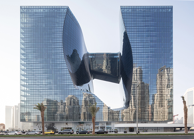 ME Dubai hotel at the Opus by Zaha Hadid Architects