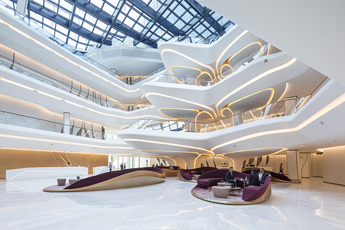 ME Dubai hotel at the Opus by Zaha Hadid Architects