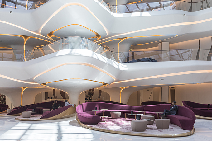 ME Dubai hotel at the Opus by Zaha Hadid Architects