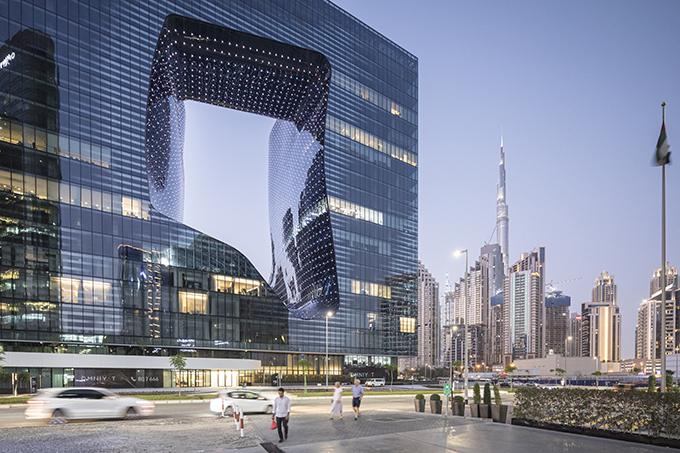 ME Dubai hotel at the Opus by Zaha Hadid Architects