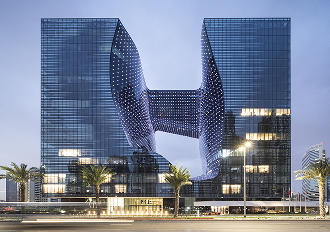 ME Dubai hotel at the Opus by Zaha Hadid Architects