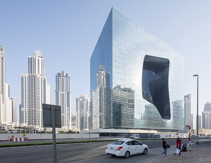 ME Dubai hotel at the Opus by Zaha Hadid Architects