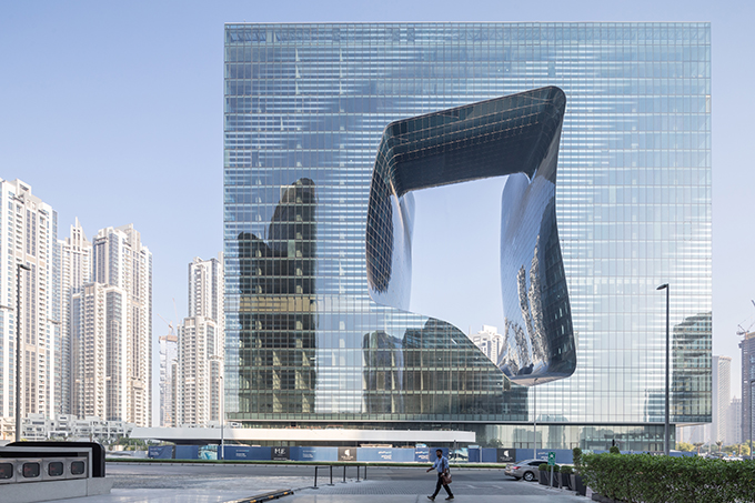 ME Dubai hotel at the Opus by Zaha Hadid Architects