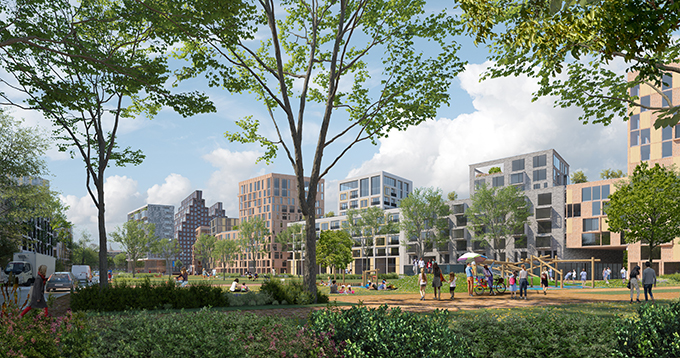 Masterplan Marktkwartier Amsterdam by Mecanoo