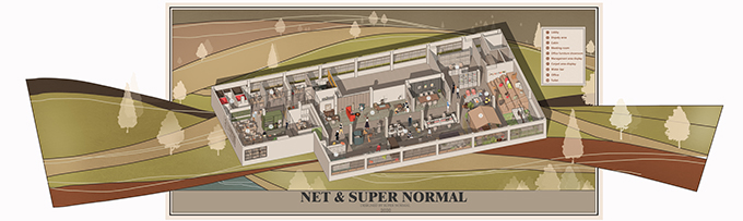 NET OFFICE FURNITURE SHOWROOM by Super Normal Spatial Design