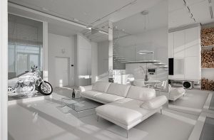 White Penthouse by Capital Construction