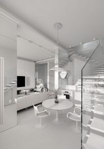 White Penthouse by Capital Construction