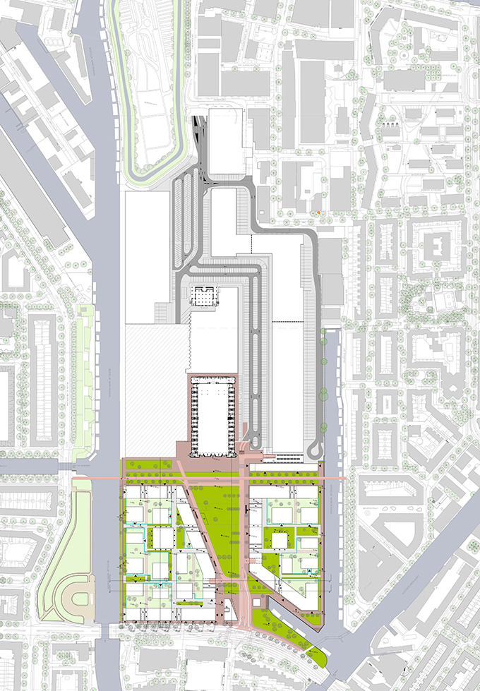 Masterplan Marktkwartier Amsterdam by Mecanoo