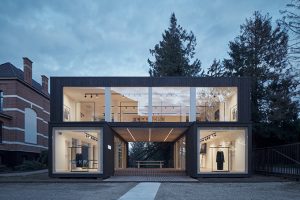 ARK - modular showroom for GAB by Ark-shelter
