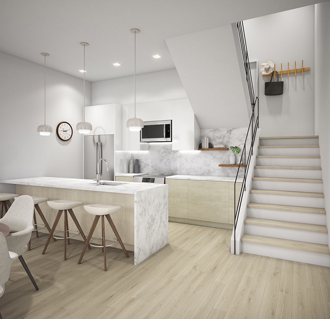 Burrows Street Townhouses by Interface Studio Architects