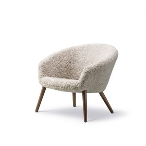 Ditzel Lounge Chair Sheepskin Edition by Nanna Ditzel for Fredericia