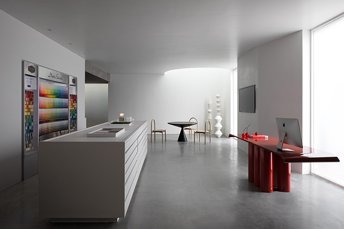 Fusion • Danilo Paint Showroom by JINGU PHONENIX SPACE PLANNING ORGANIZATION