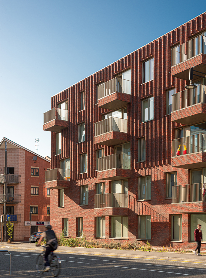 Hulme Living Leaf Street Housing in Manchester by Mecanoo