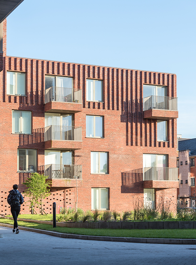 Hulme Living Leaf Street Housing in Manchester by Mecanoo