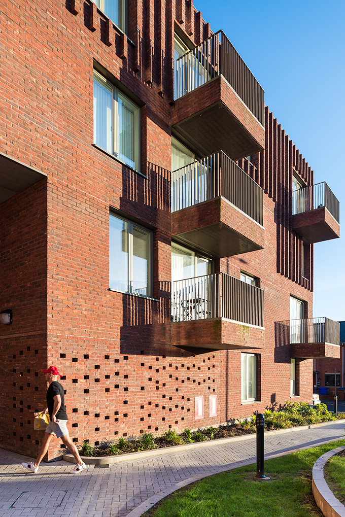 Hulme Living Leaf Street Housing in Manchester by Mecanoo