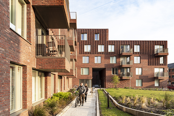 Hulme Living Leaf Street Housing in Manchester by Mecanoo