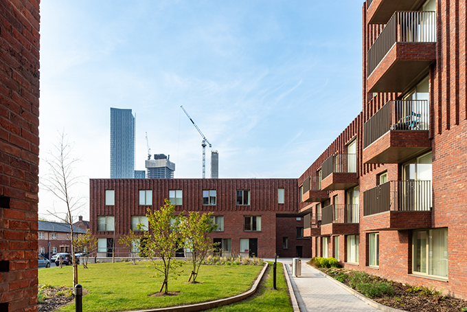 Hulme Living Leaf Street Housing in Manchester by Mecanoo