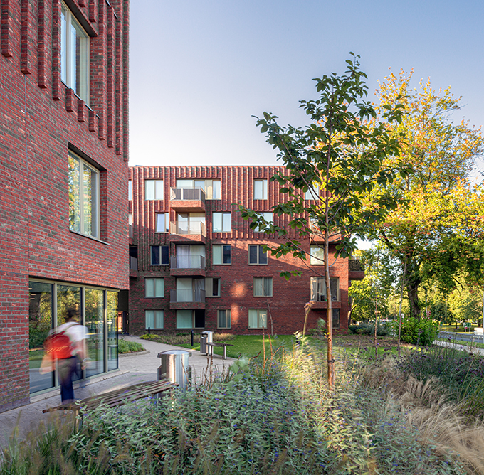 Hulme Living Leaf Street Housing in Manchester by Mecanoo