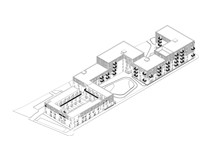 Hulme Living Leaf Street Housing in Manchester by Mecanoo