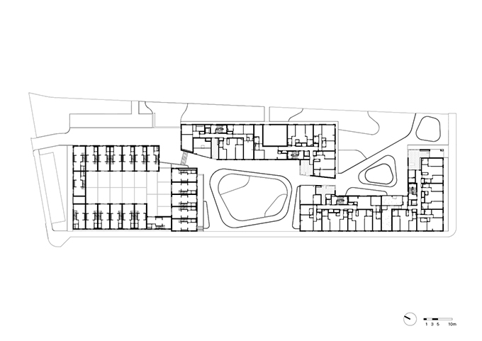 Hulme Living Leaf Street Housing in Manchester by Mecanoo