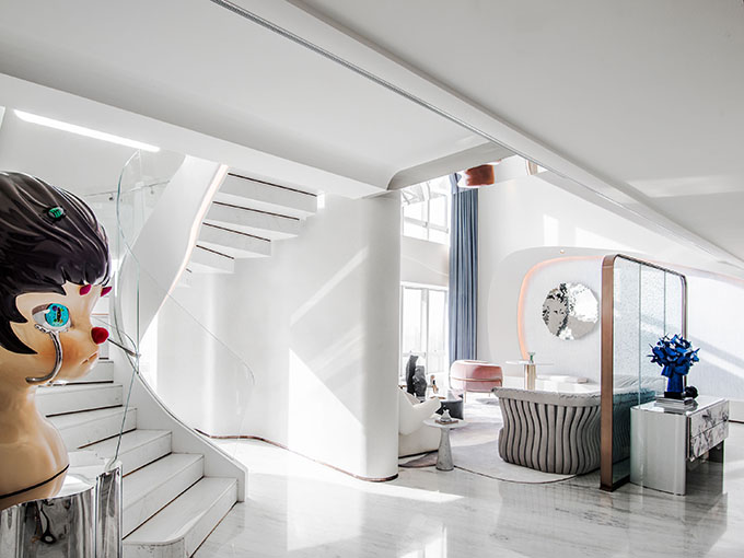 Model Duplex at Zhuhai Renheng Coastal Center by T.K. Design