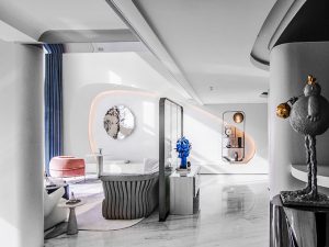 Model Duplex at Zhuhai Renheng Coastal Center by T.K. Design