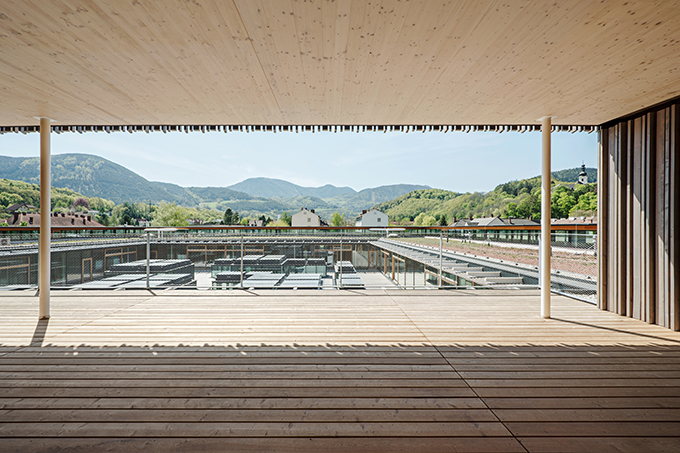 School Complex Gloggnitz by DFA Dietmar Feichtinger Architectes