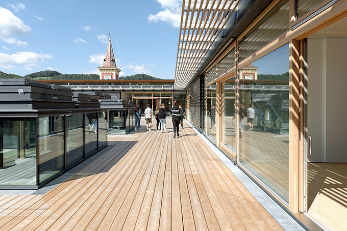 School Complex Gloggnitz by DFA Dietmar Feichtinger Architectes