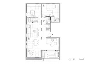 Attic Apartment by Komon Architects
