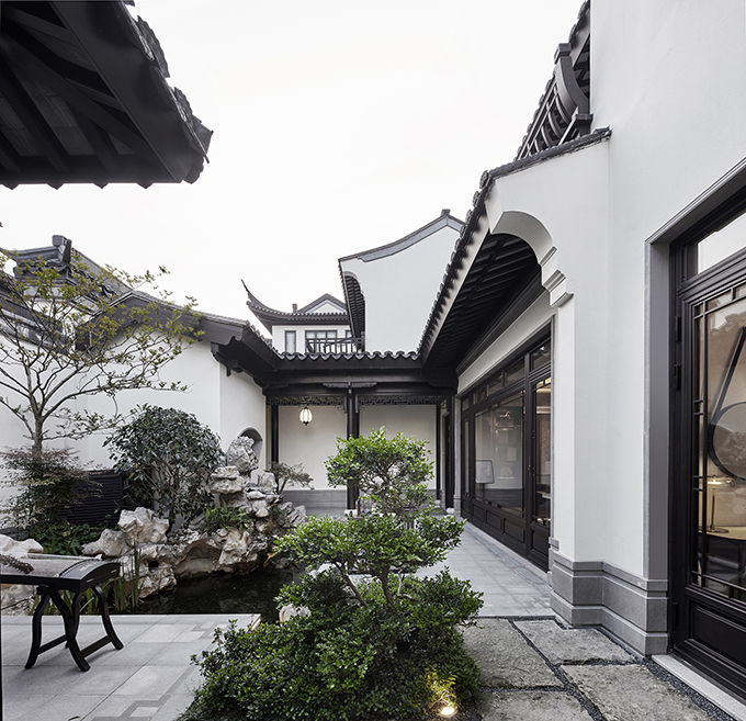 Hangzhou Boee • Hufeng Courtyard Model Villa by GFD