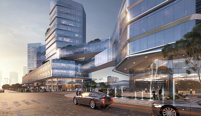 Ningbo Yongjiang Innovation Centre by RMJM RED