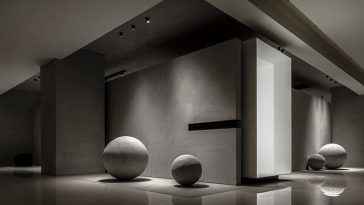 Physical Geometry Exhibition Hall by JST ARCHITECTURE