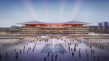 Xi’an International Football Centre by Zaha Hadid Architects