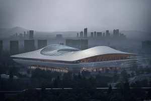 Xi’an International Football Centre by Zaha Hadid Architects