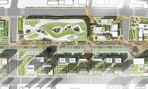 China Fortune’s Nanjing Dajiaochang Airport Mixed Use Development by 10 Design