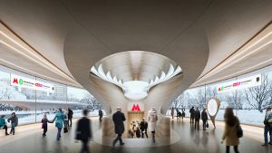Klenoviy Boulevard Station 2 by Zaha Hadid Architects