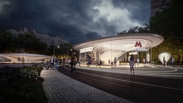 Klenoviy Boulevard Station 2 by Zaha Hadid Architects