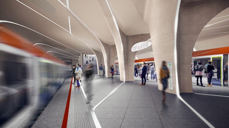 Klenoviy Boulevard Station 2 by Zaha Hadid Architects
