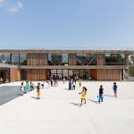 School Complex and Leisure Activity Center in Anthony by Dietmar Feichtinger Architectes