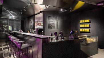 Chernyi Coffee Bar by Ponomarenko Bureau